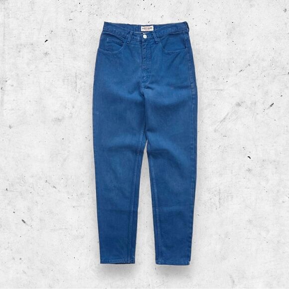 Guess Denim - Vtg 90s Guess Jeans USA Jeans, Red Patch, High Rise Tapered Leg, USA Made 28 30